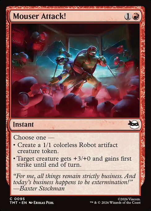 MTG Mouser Attack! TMT 095 Regular Foil