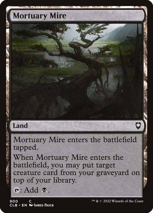 MTG Mortuary Mire CLB 900 Commander Deck Nonfoil