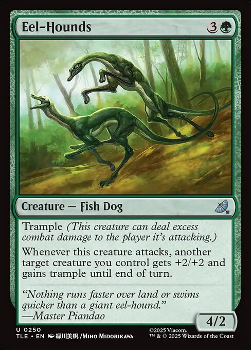 MTG Eel-Hounds [TLE 250] Nonfoil