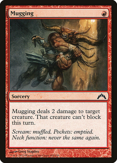 MTG Mugging GTC 102 Regular Foil