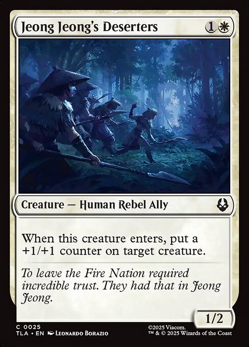 MTG Jeong Jeong's Deserters TLA 025 Regular Nonfoil