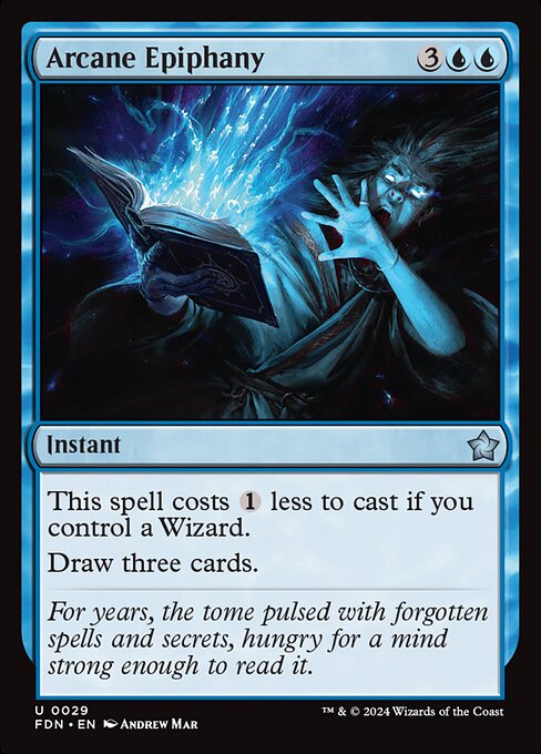 MTG Arcane Epiphany FDN 029 Regular Nonfoil