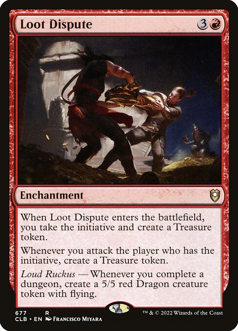 MTG Loot Dispute CLB 677 Commander Deck Nonfoil