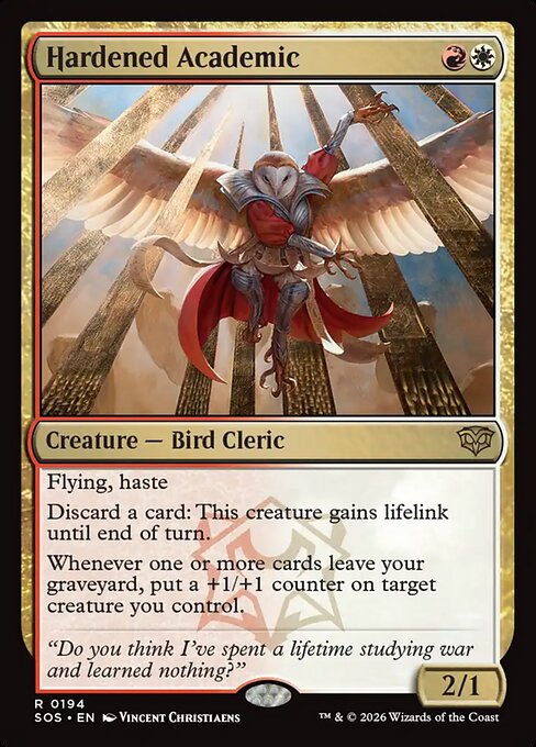 MTG Hardened Academic SOS 194 Regular Nonfoil