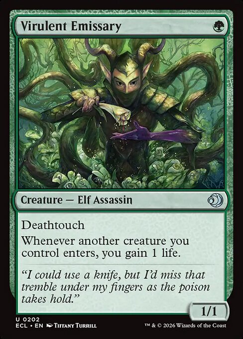 MTG Virulent Emissary ECL 202 Regular Nonfoil