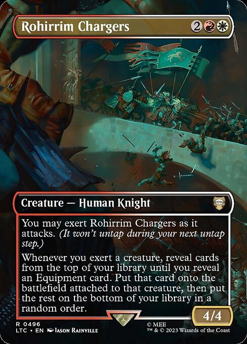 MTG Rohirrim Chargers LTC 496 Showcase Ring Nonfoil