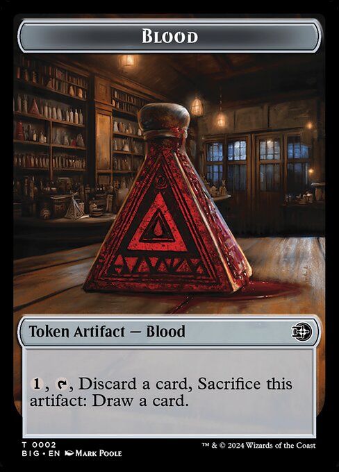 MTG Blood Token BIG 002 Token Nonfoil