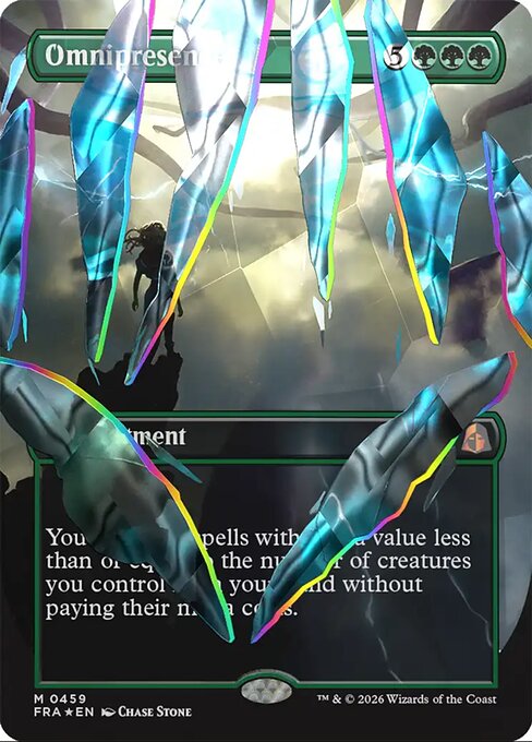 MTG Omnipresence FRA 459 Shattered Mirror Facet Foil front