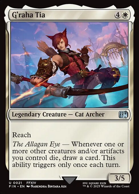 MTG G'raha Tia FIN 021 Regular Nonfoil