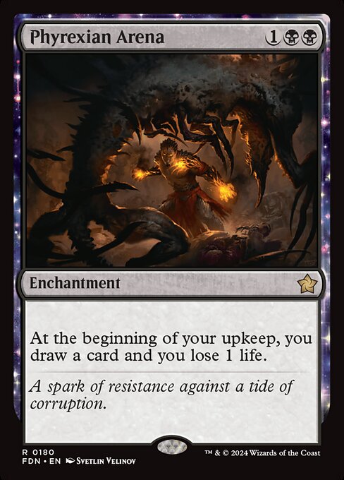 MTG Phyrexian Arena FDN 180 Regular Nonfoil