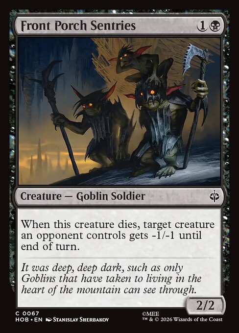 MTG Front Porch Sentries HOB 067 Regular Foil