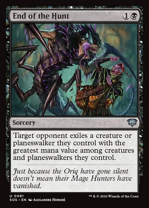MTG End of the Hunt SOS 081 Regular Nonfoil
