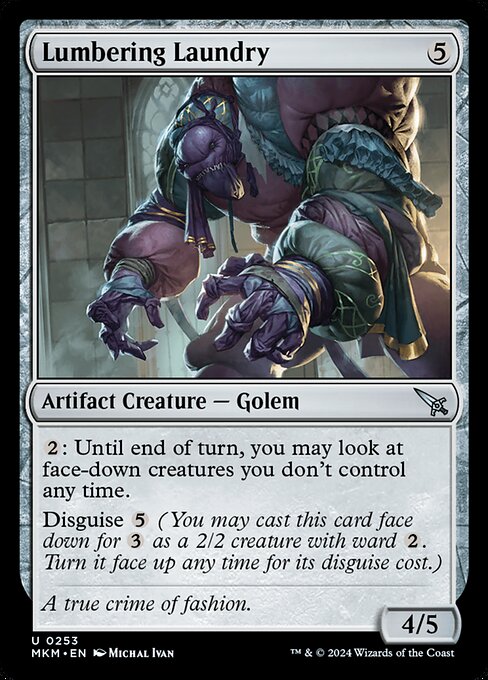 MTG Lumbering Laundry MKM 253 Regular Foil