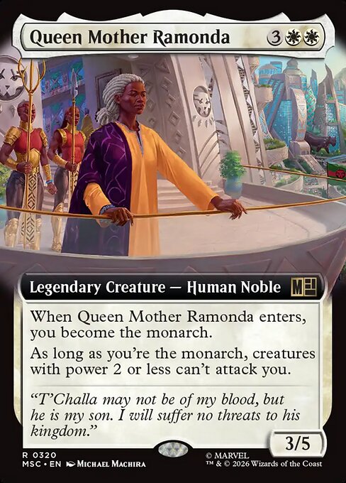 MTG Queen Mother Ramonda MSC 320 Extended Art Nonfoil