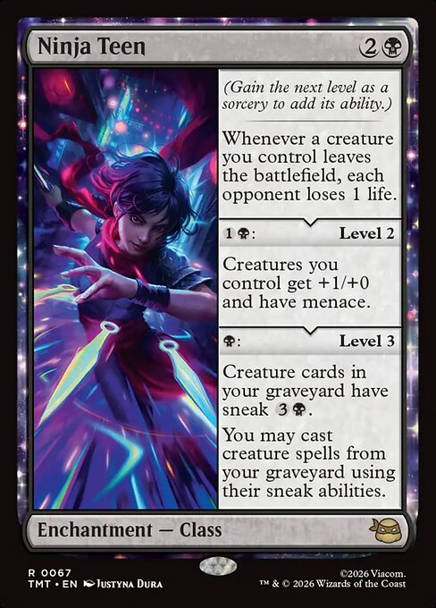MTG Ninja Teen TMT 067 Regular Foil