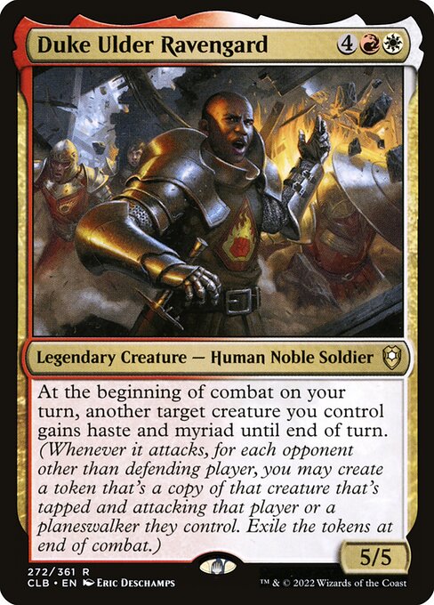 MTG Duke Ulder Ravengard CLB 272 Regular Nonfoil