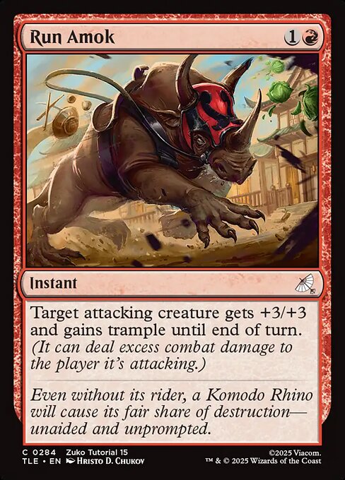 MTG Run Amok [TLE 284] Nonfoil