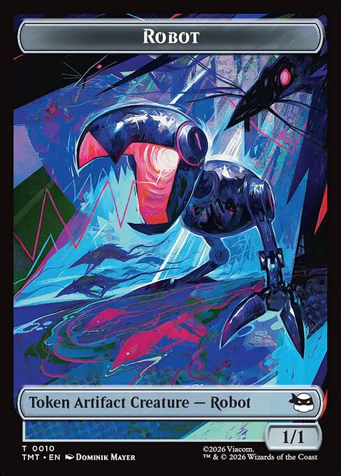 MTG Robot Token TMT 010 Token Nonfoil