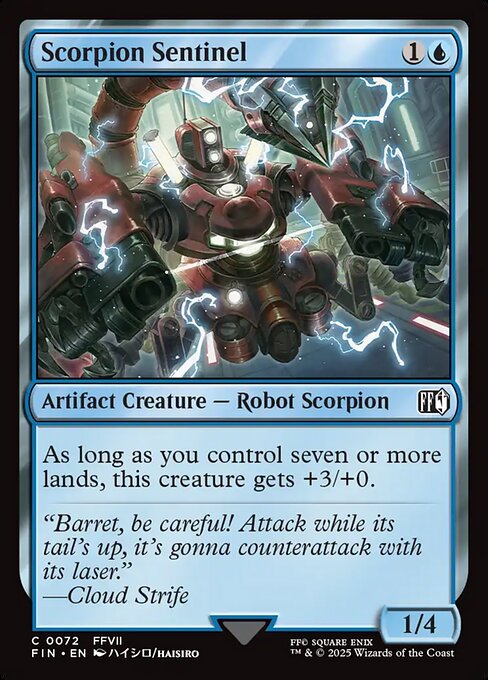 MTG Scorpion Sentinel FIN 072 Regular Nonfoil