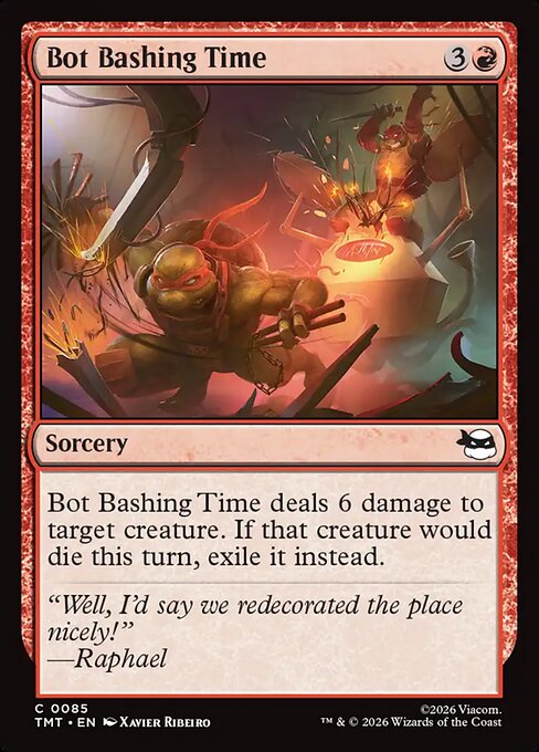 MTG Bot Bashing Time TMT 085 Regular Nonfoil