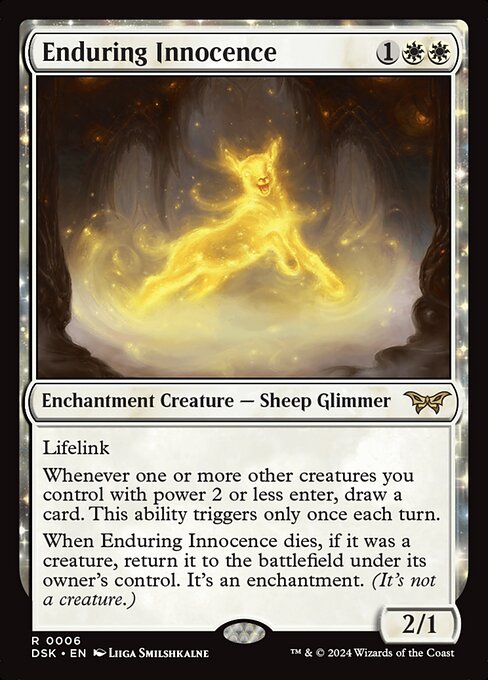 MTG Enduring Innocence DSK 006 Regular Foil