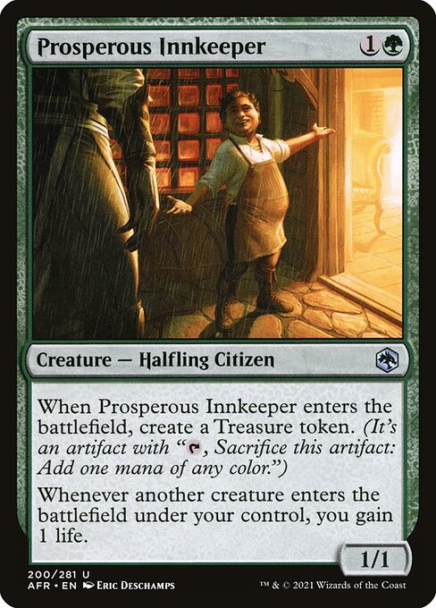 MTG Prosperous Innkeeper AFR 200 Regular Foil