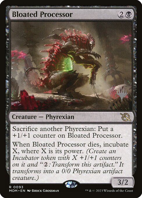 MTG Bloated Processor PMOM 093p Promo Pack Nonfoil
