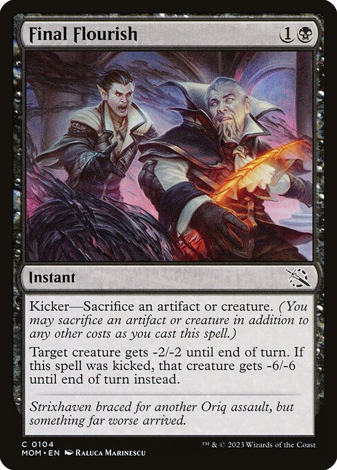 MTG Final Flourish MOM 104 Regular Foil