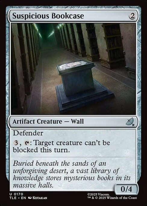 MTG Suspicious Bookcase [TLE 170] Foil