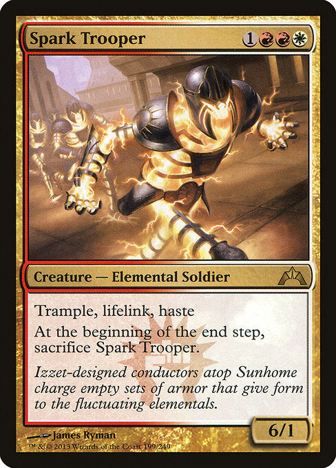 MTG Spark Trooper GTC 199 Regular Foil