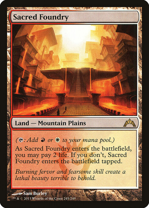 MTG Sacred Foundry GTC 245 Regular Nonfoil