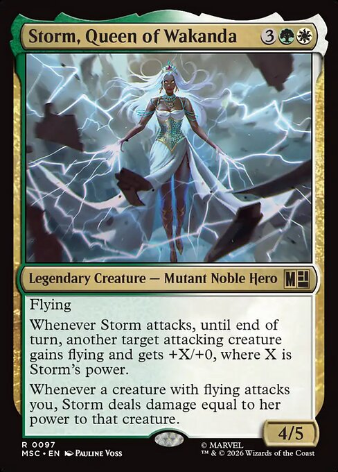 MTG Storm, Queen of Wakanda MSC 097 Regular Nonfoil