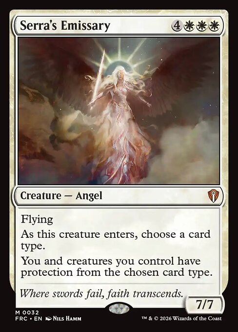MTG Serra's Emissary FRC 032 Standard Nonfoil front