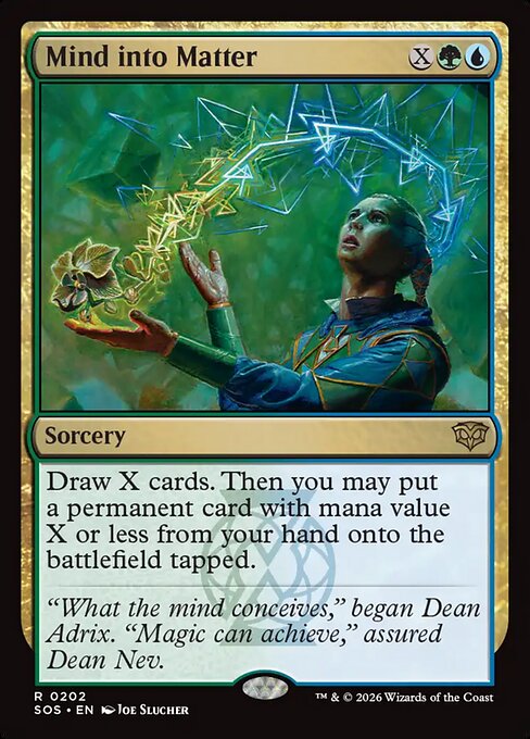 MTG Mind into Matter SOS 202 Regular Foil