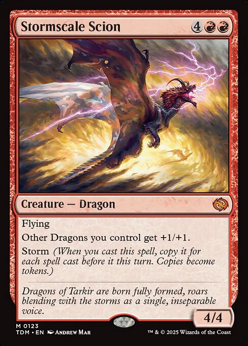 MTG Stormscale Scion TDM 123 Regular Nonfoil