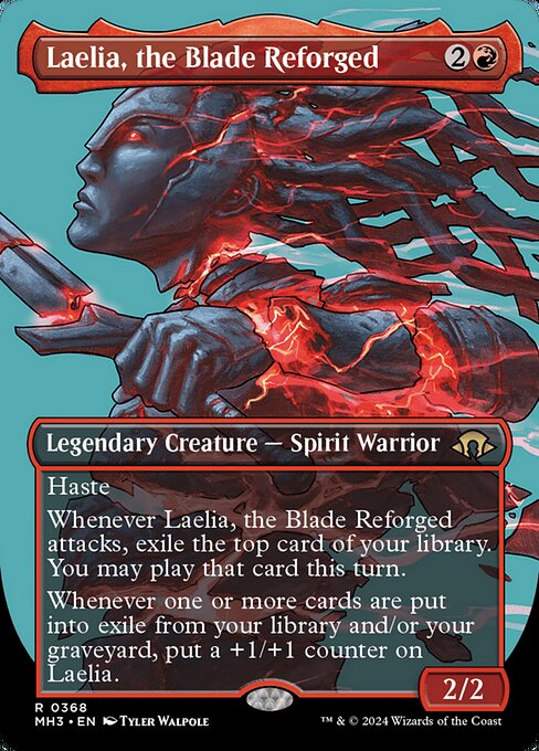 MTG Laelia, the Blade Reforged MH3 368 Borderless Profile Nonfoil