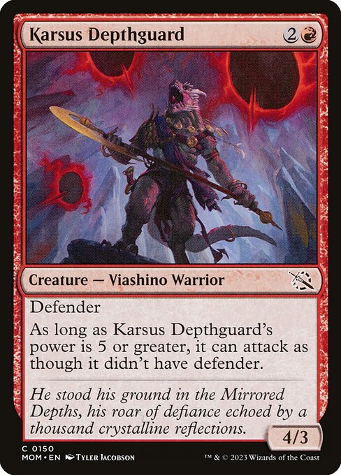 MTG Karsus Depthguard MOM 150 Regular Nonfoil