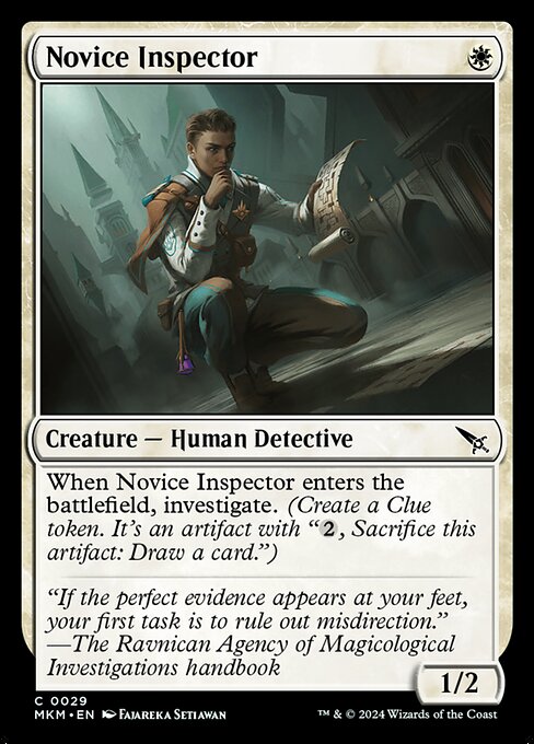 MTG Novice Inspector MKM 029 Regular Foil