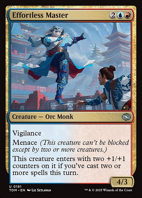 MTG Effortless Master TDM 181 Regular Foil
