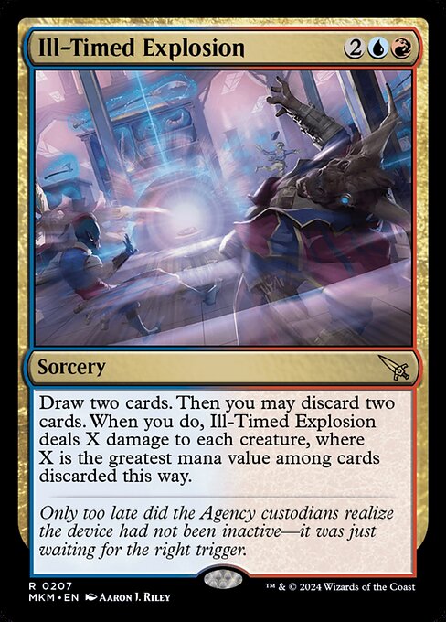 MTG Ill-Timed Explosion MKM 207 Regular Nonfoil