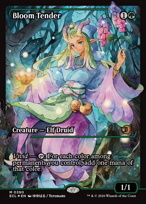 MTG Bloom Tender ECL 390 Full Art Foil