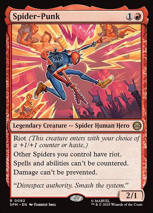 MTG Spider-Punk SPM 092 Regular Foil