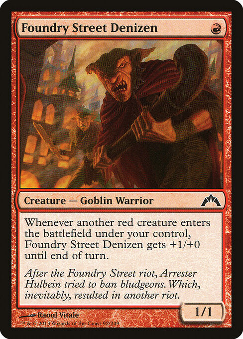 MTG Foundry Street Denizen GTC 092 Regular Foil