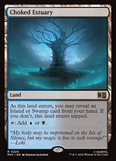 MTG Choked Estuary MSC 229 Regular Nonfoil