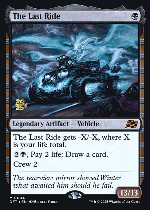 MTG The Last Ride PDFT 094s Prerelease Foil