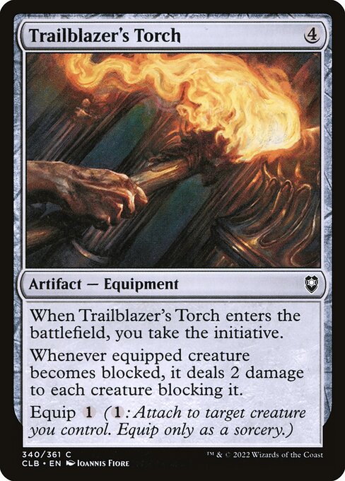 MTG Trailblazer's Torch CLB 340 Regular Foil
