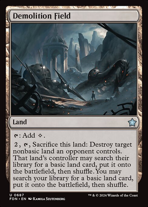 MTG Demolition Field FDN 687 Starter Collection Nonfoil
