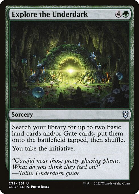 MTG Explore the Underdark CLB 232 Regular Nonfoil