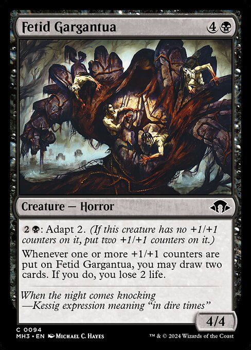 MTG Fetid Gargantua MH3 094 Regular Foil