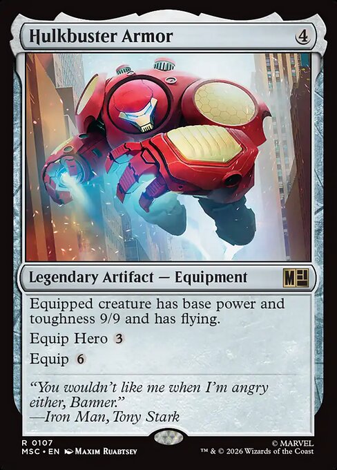 MTG Hulkbuster Armor MSC 107 Regular Nonfoil